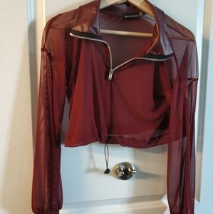 🌴3FOR25🌴Red crop top pretty little thing